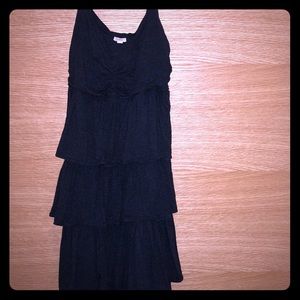 J.Crew Sleeveless Tiered Maxi in Dark Purple